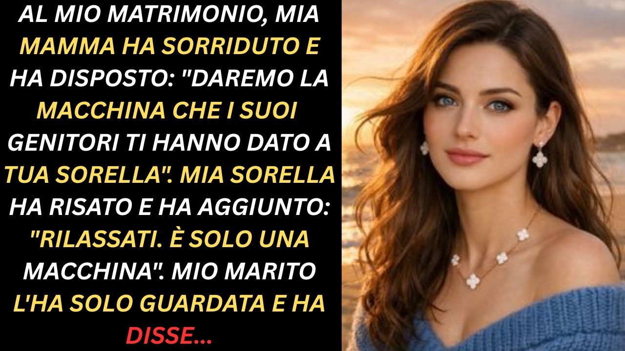 Al Mio Matrimonio, Mia Madre Sorrise e Disse: “Restituiamo l’Auto dei Suoi Genitori”