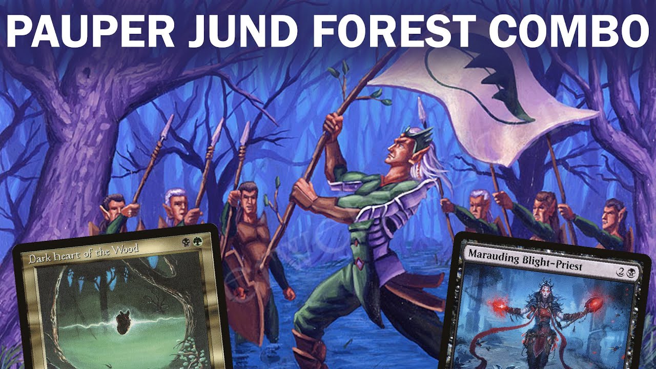 Magic's forgotten tribe... FORESTS! Pauper Jund Dark Heart of the Wood Combo-Control. Budget MTG