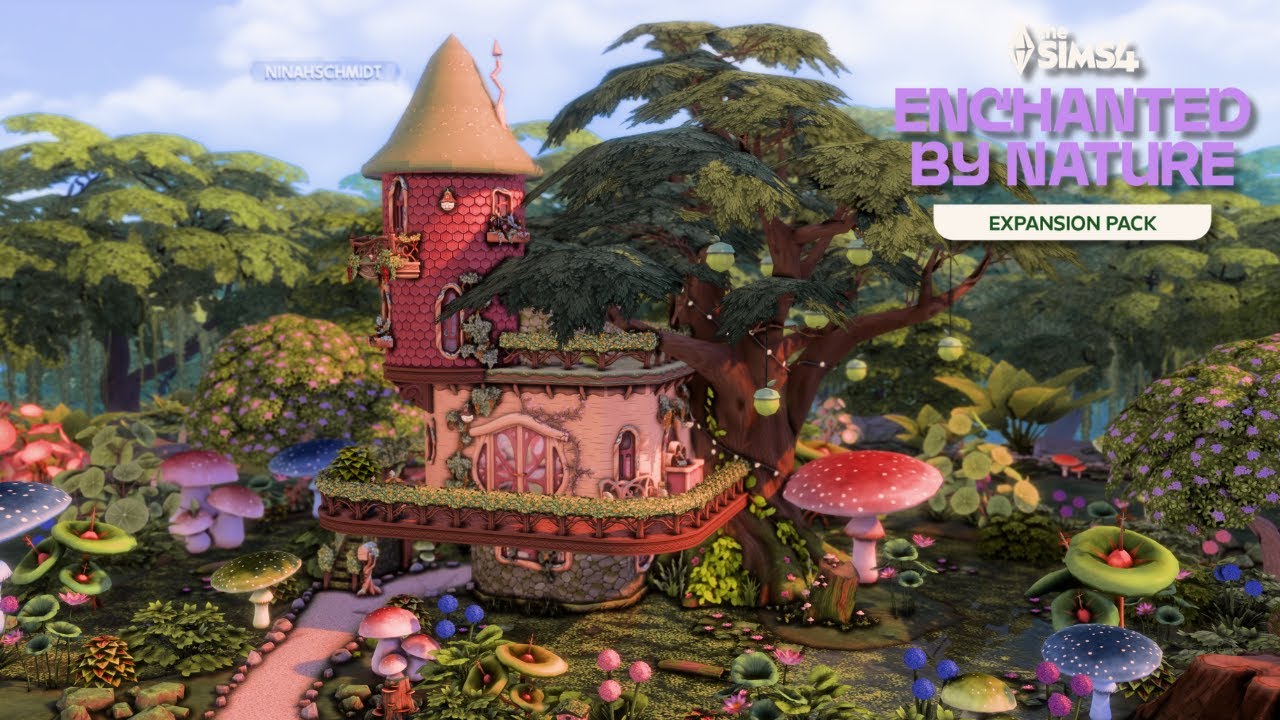 Enchanted Treehouse 🧚🏼‍♀️ The Sims 4 Enchanted by Nature ✨ The Sims 4 Speed Build | No CC