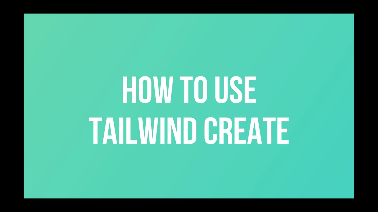 Tailwind Create: How To Automate Your Pinterest Marketing