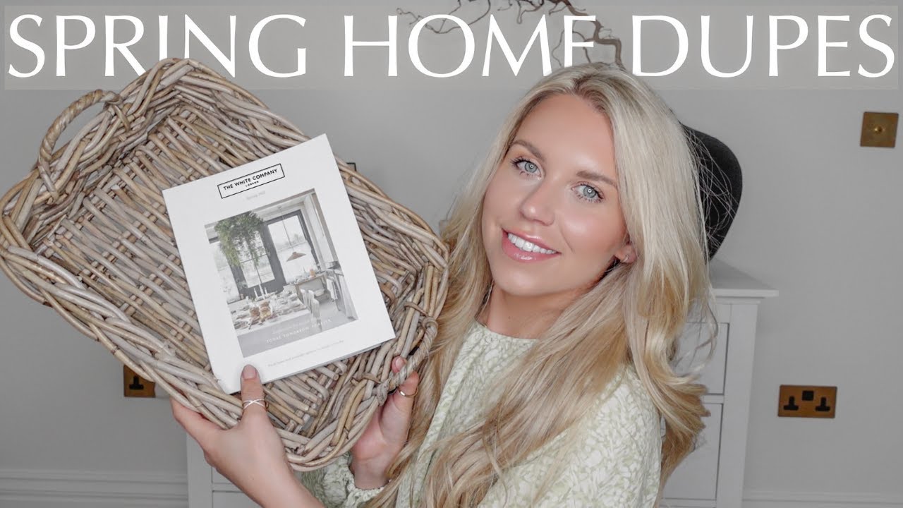 SPRING HOMEWARE DUPES 🌱 The White Company Neptune H&M Home