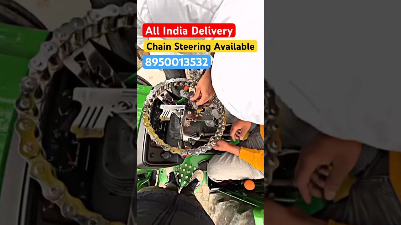 Tractor Chain Steering Available | #modifiedtractor #steeringwheel #modification #shorts #viralvideo