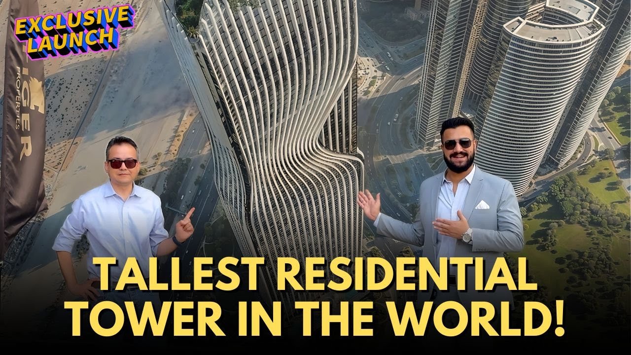 Dubai Apartment Tour, Business Bay, Tiger Sky View | Wali Khan