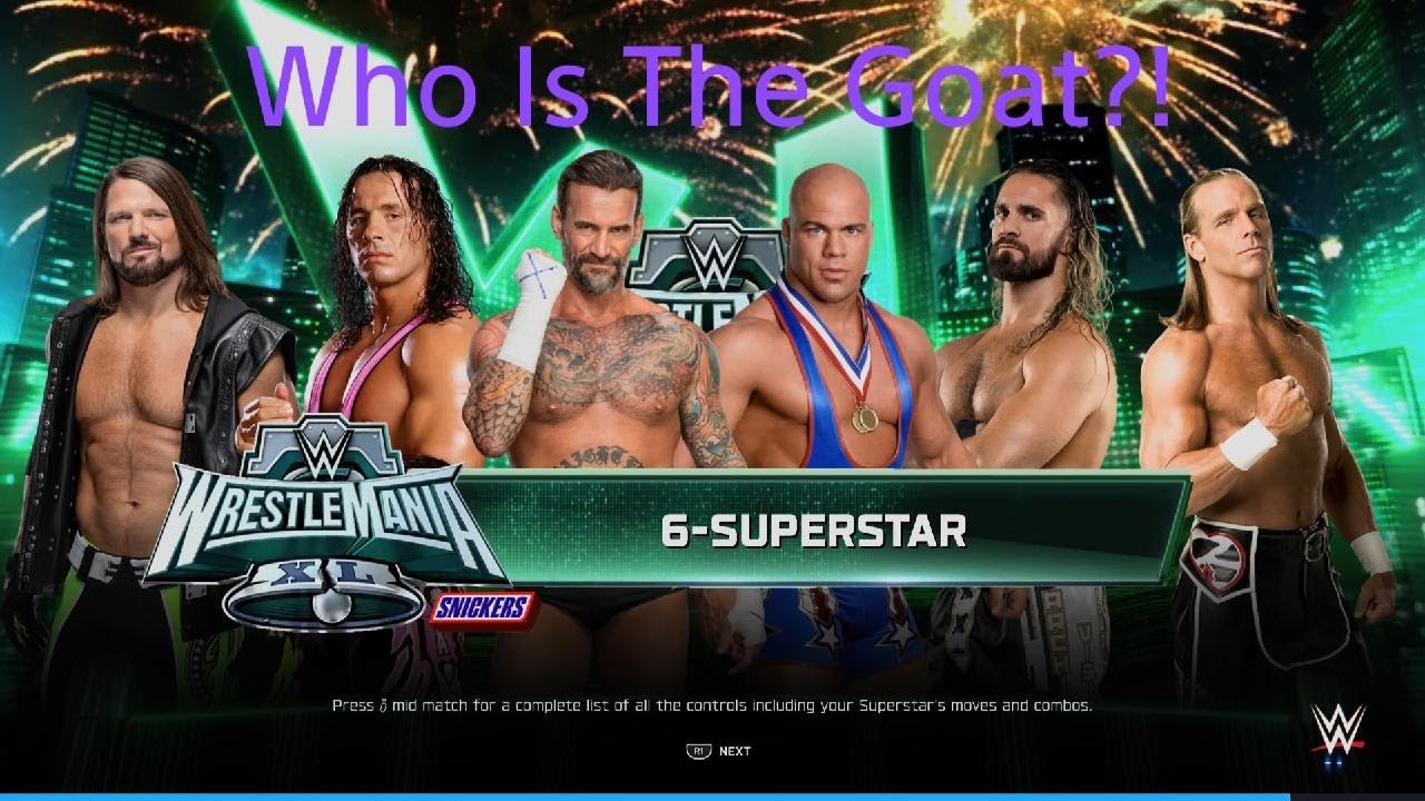 Who Is The Greatest Wrestler Of All Time?!  6 Way Elimination Match-W2K25