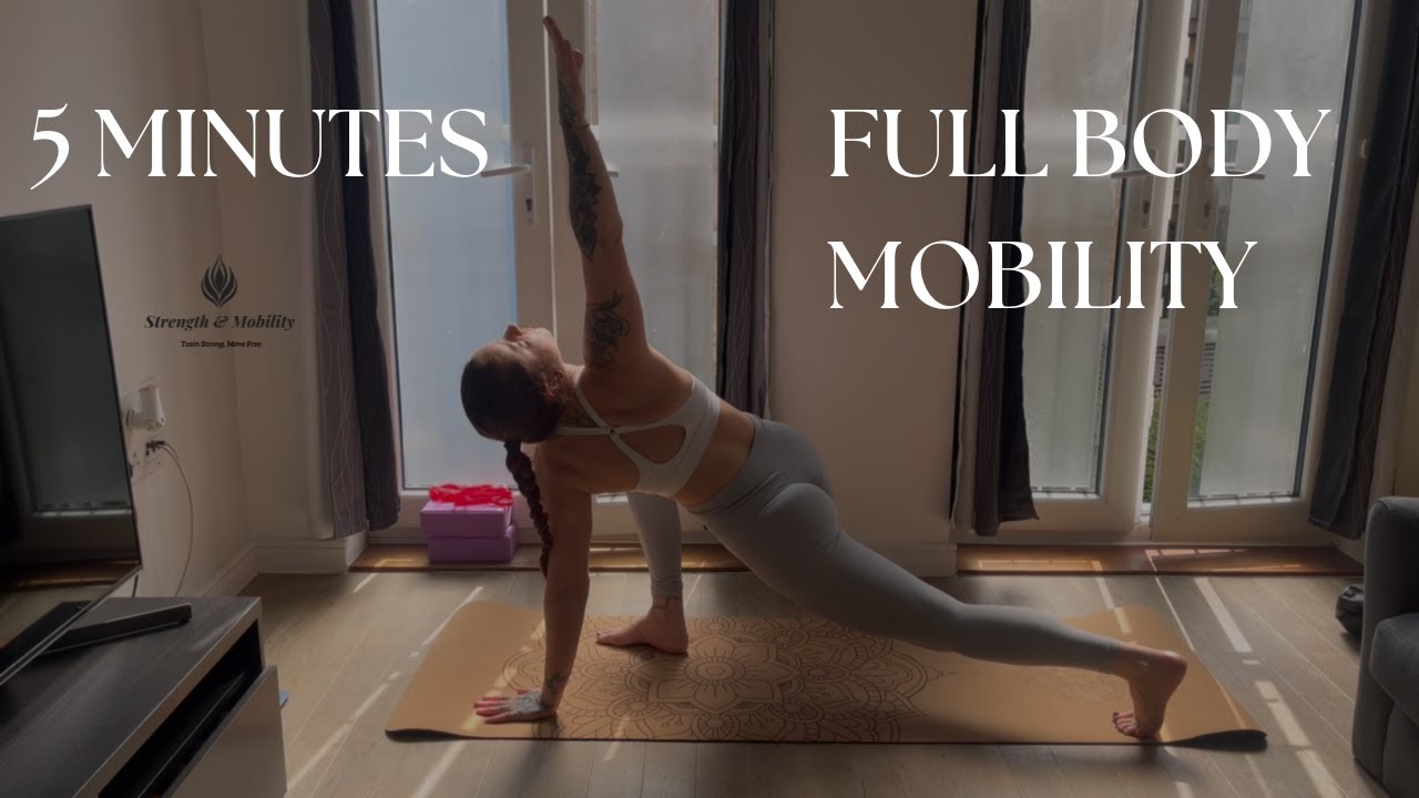 Quick & Easy 5-Minute Full Body Mobility | No Equipment, Beginner-Friendly