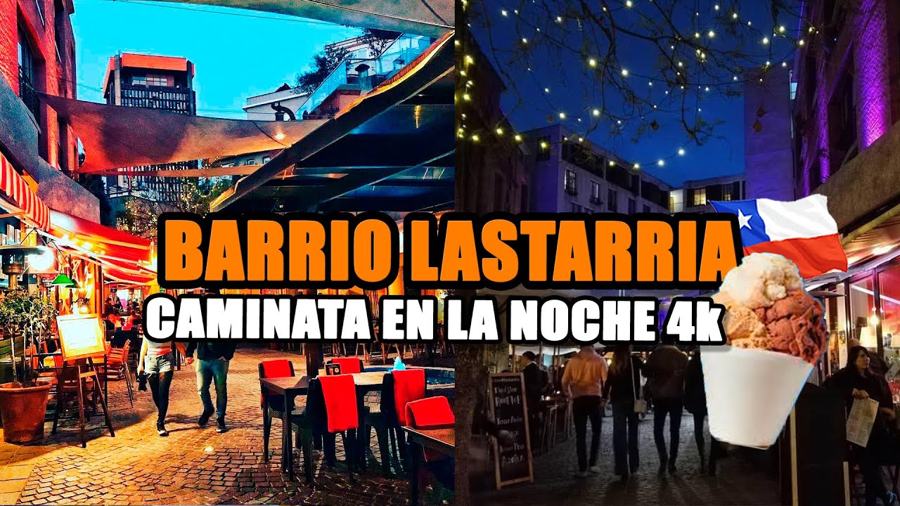 CHILE DE NOCHE - CAMINATA NOCTURNA POR LASTARRIA - EL MEJOR HELADO ?  #nightwalk #lastarria #chile