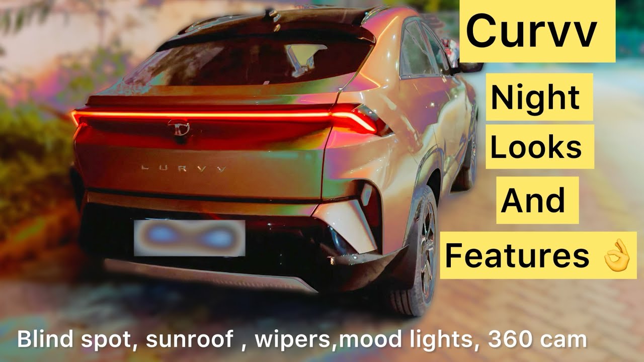 Tata Curvv night drive review with features❤️❤️ #tatamotors #curvv #trending 