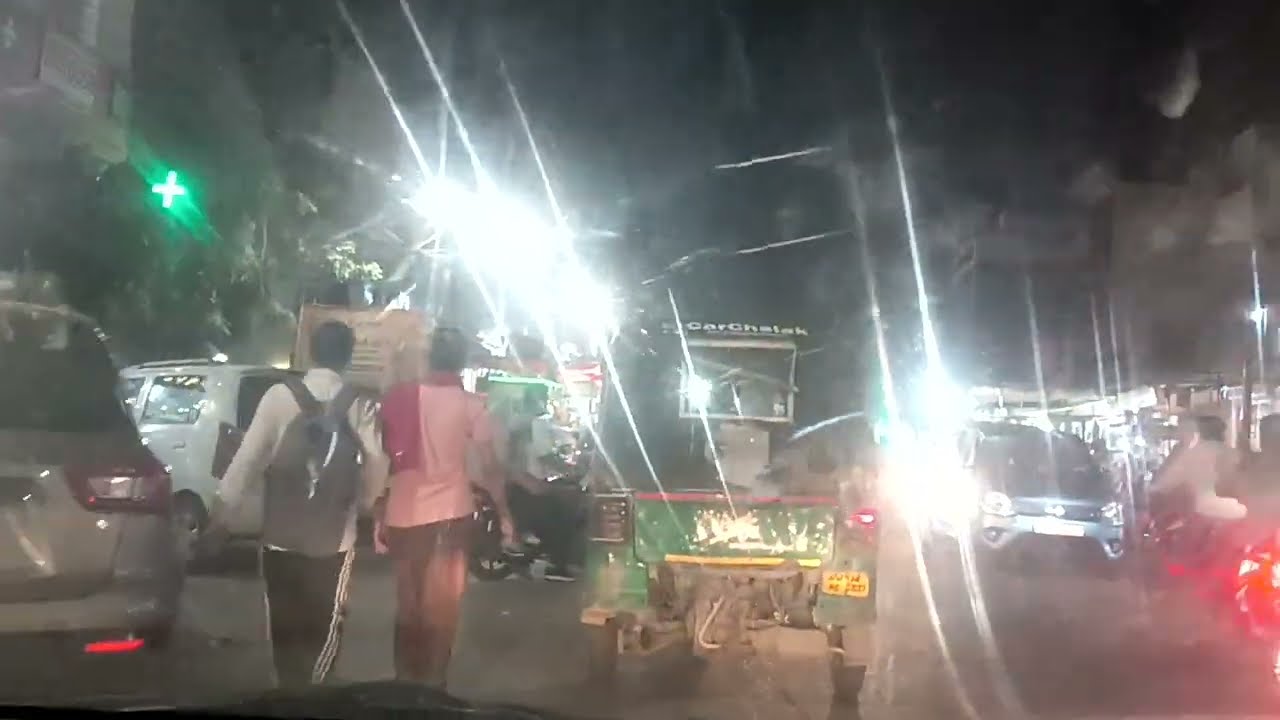 होली Day Night car Drive | Car Night Driving With Red Signals Of Jaipur City | Night Car Driving | 