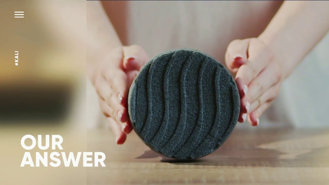 The KALI | Eco Sponge Washing Up Save Detergent, Clean 4X Faster