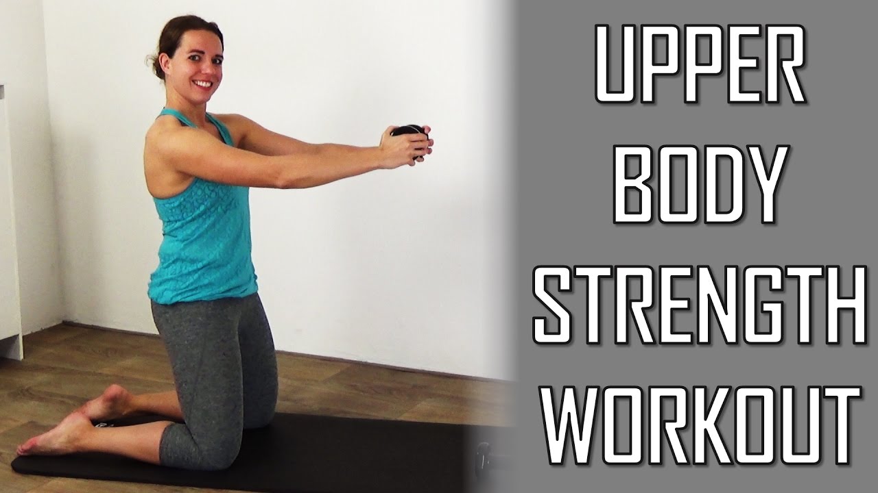 10 Minute Upper Body Strength Workout - Toning Upper Body Strength Exercises With Dumbbells