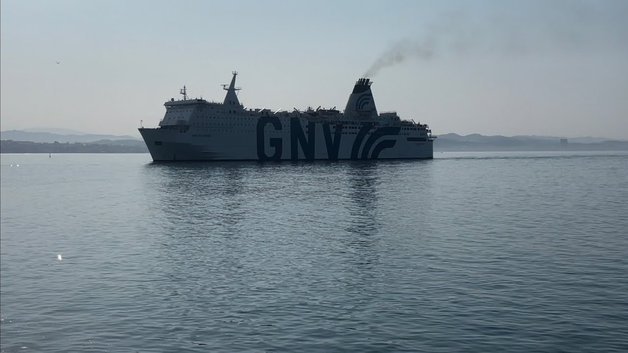 Arrival of GNV Antares at Port of Durres