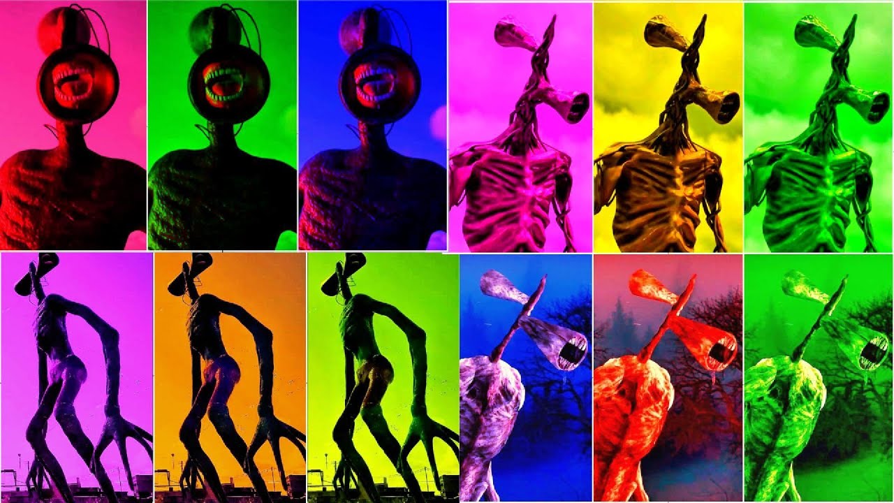 Siren head megamix coffin dance meme song cover siren head mega colour battle coffin dance
