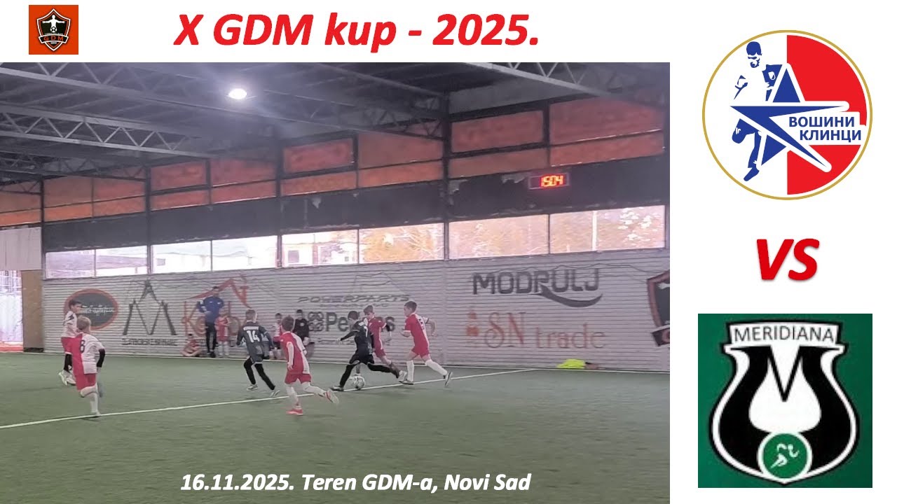 FK Vo&scaron;ini klinci - FK Meridiana | g. 2017. U-8 | X GDM Kup Novi Sad