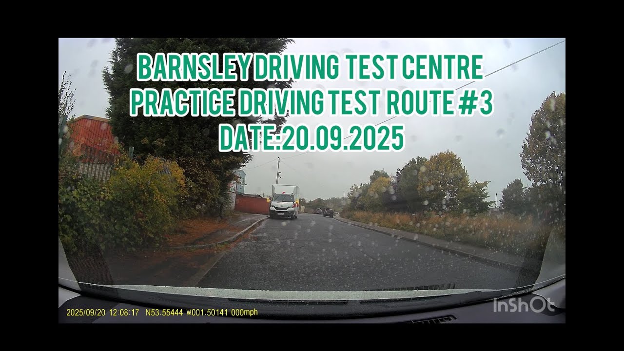 Barnsley Driving Test Route#3