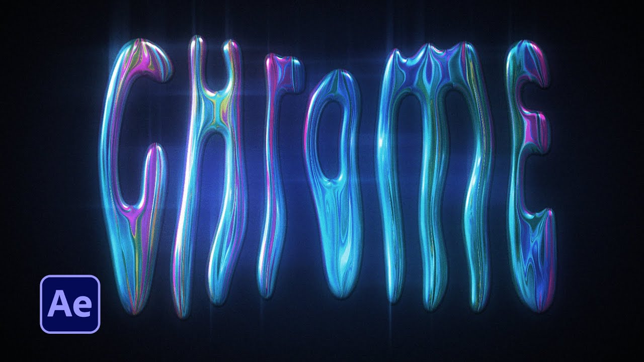 Create a Chrome Type Effect in After Effects | After Effects Tutorial