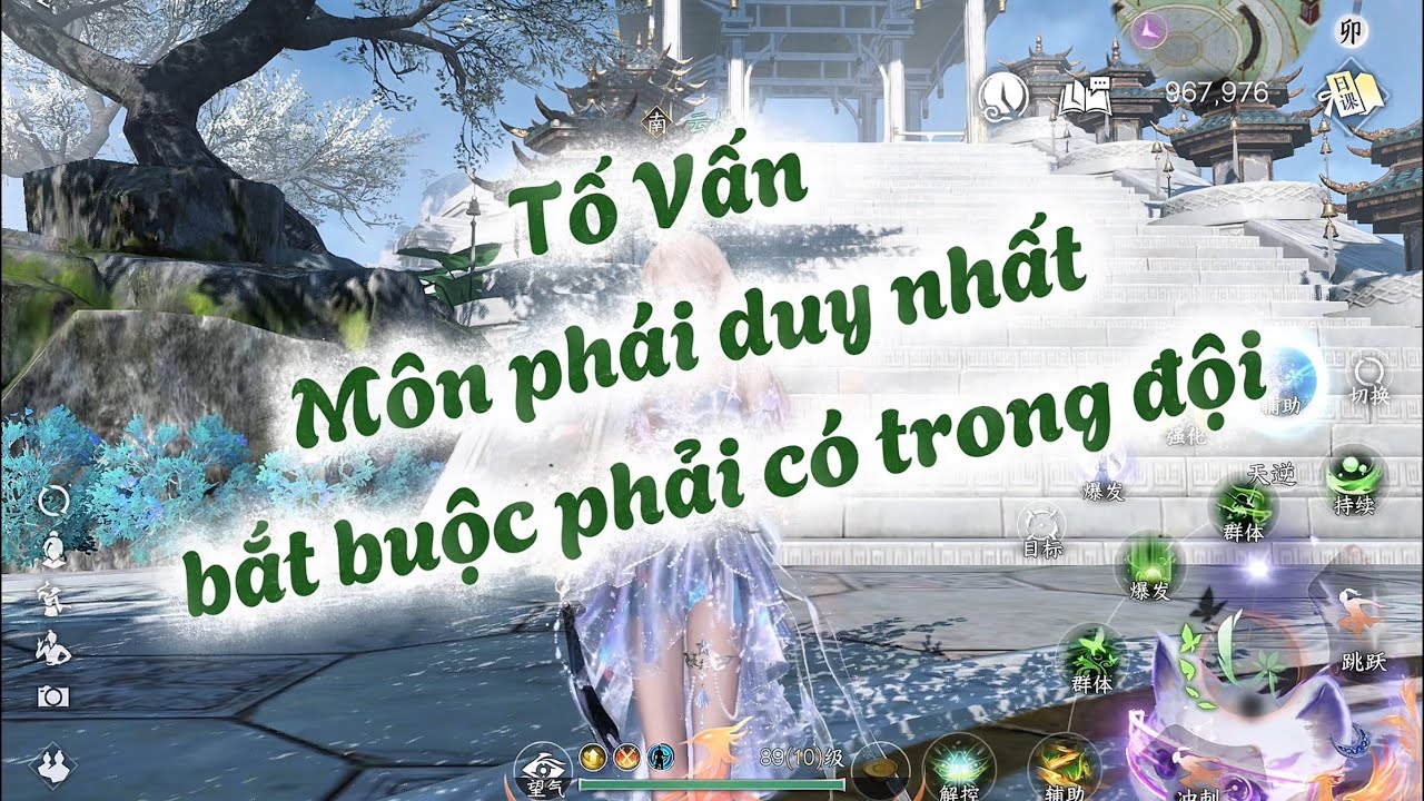Giải thích tất tần tật về bộ skill của Tố Vấn, môn phái không thể thiếu trong Nghịch Thuỷ Hàn.