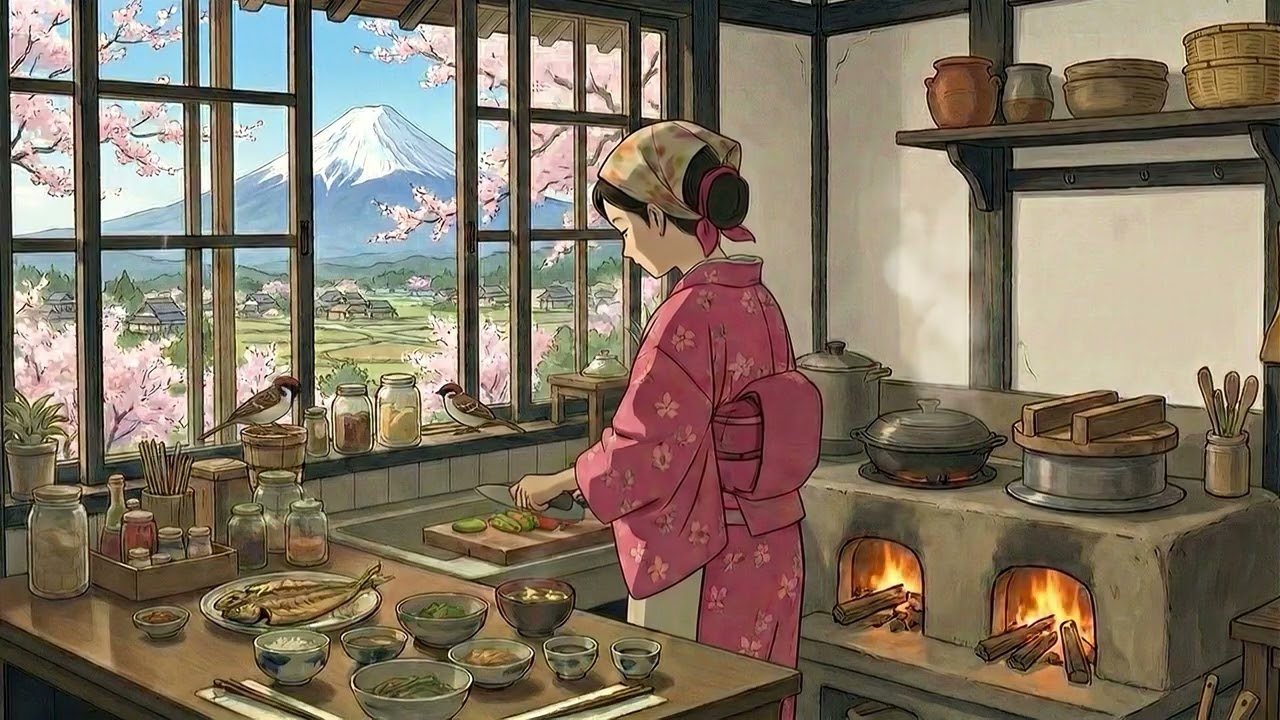 We bring you relaxing work BGM together with beautiful scenes of Japan.
