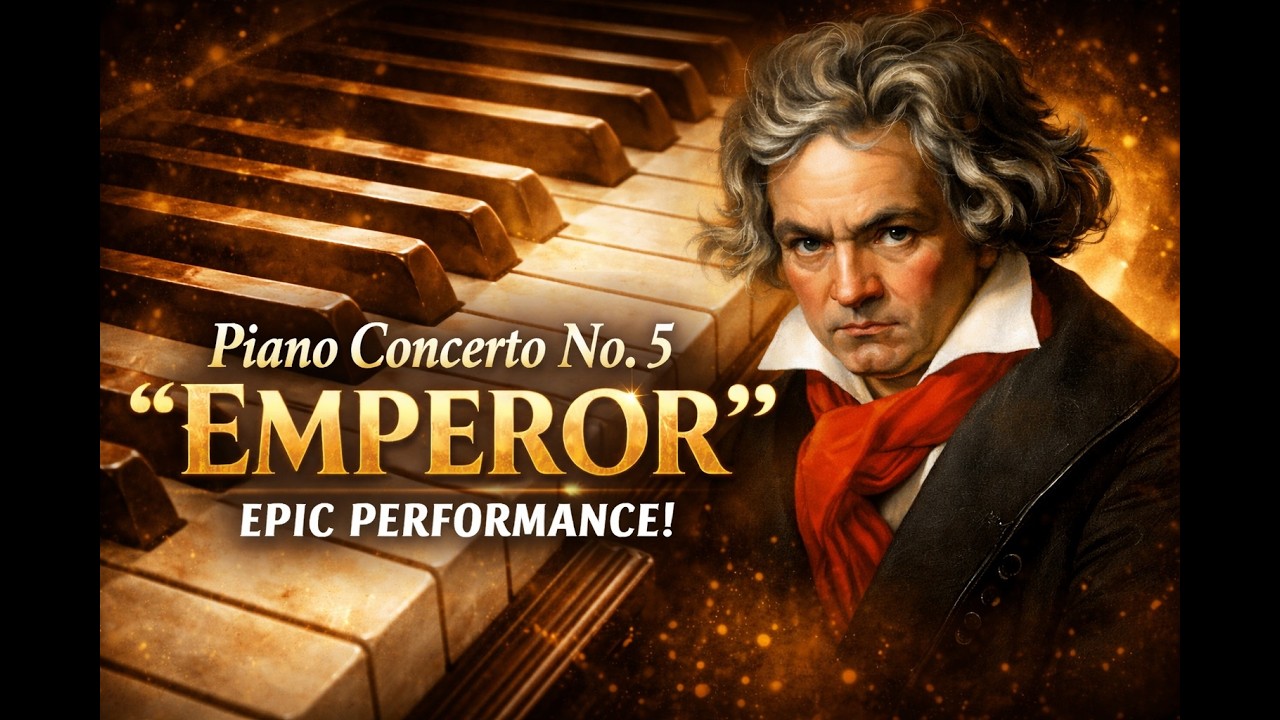 Beethoven Emperor Concerto – Piano Concerto No.5 with Full Orchestra #piano #music #concert