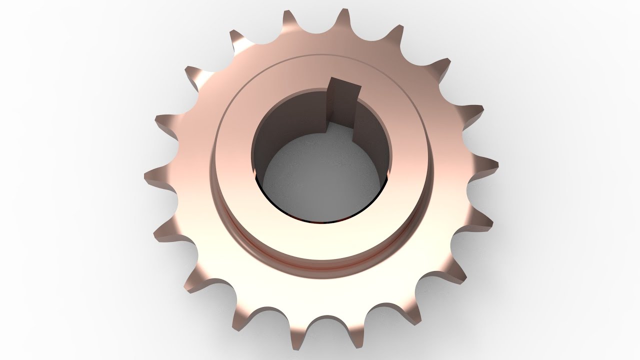 「DESIGN 328」 Sprocket Gear | Solidworks tutorial