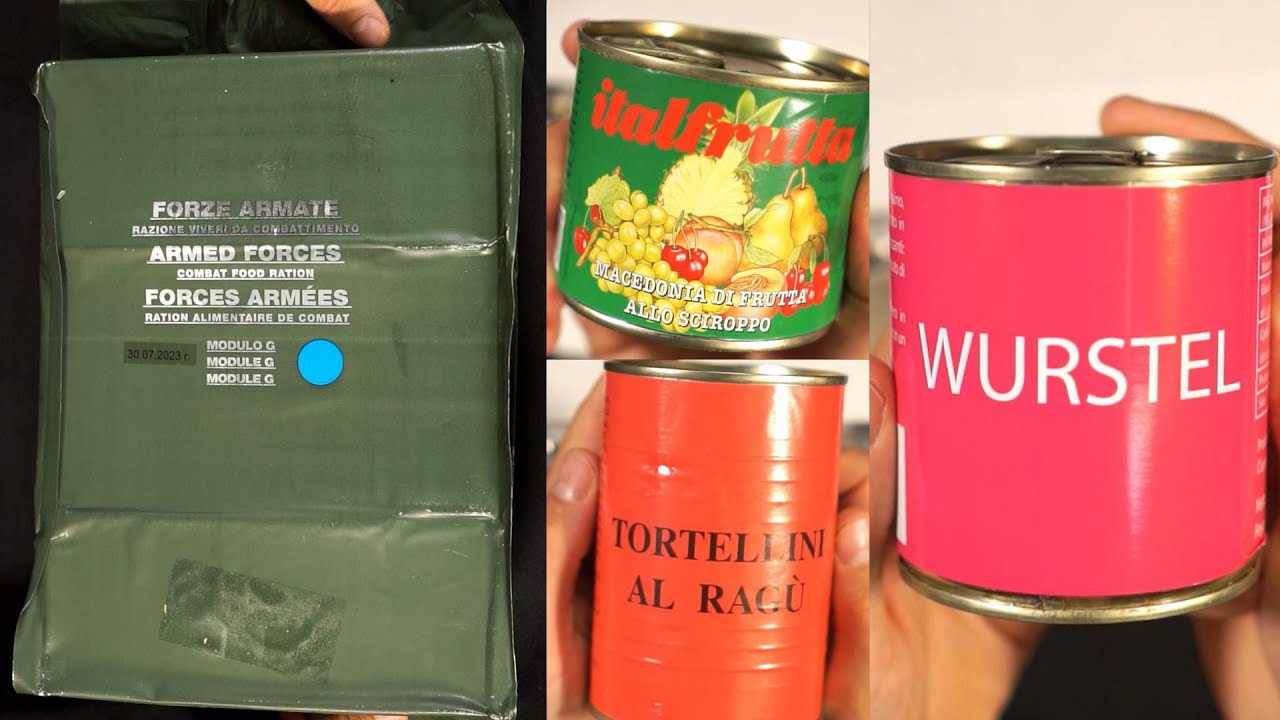 ASMR Unboxing a huge Italian MRE