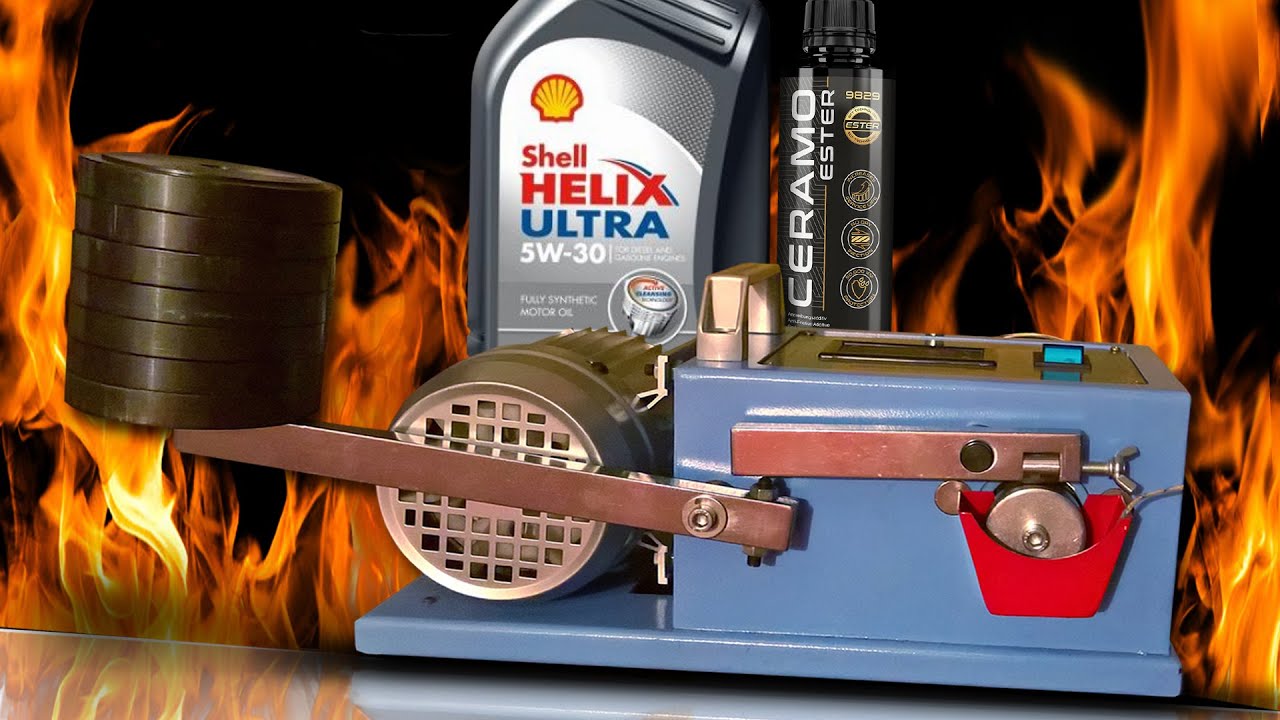 Mannol Ceramo 9829 + Shell Hellix Ultra 5W30 Test dodatków do oleju 100°C Piotr Tester