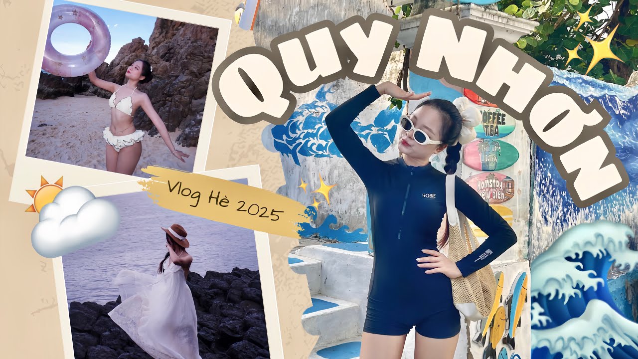 Quy Nhơn Vlog | Du lịch Quy Nhơn ăn gì chơi gì | Lần đầu Lặn Biển - Ăn thử Bọ Biển, Tôm Alaska...