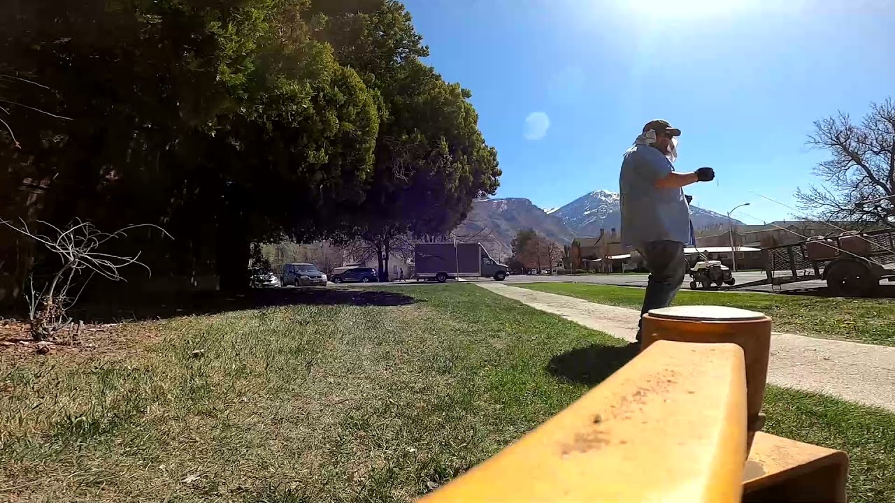 Wright Mower POV, $30 lawn in under 6 minutes