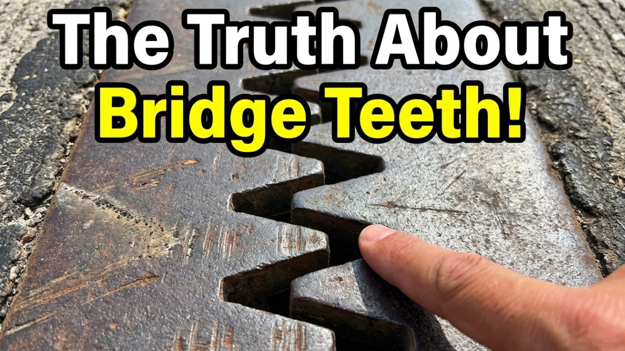 Why Bridges Have These Metal Teeth (The Expansion Gap)