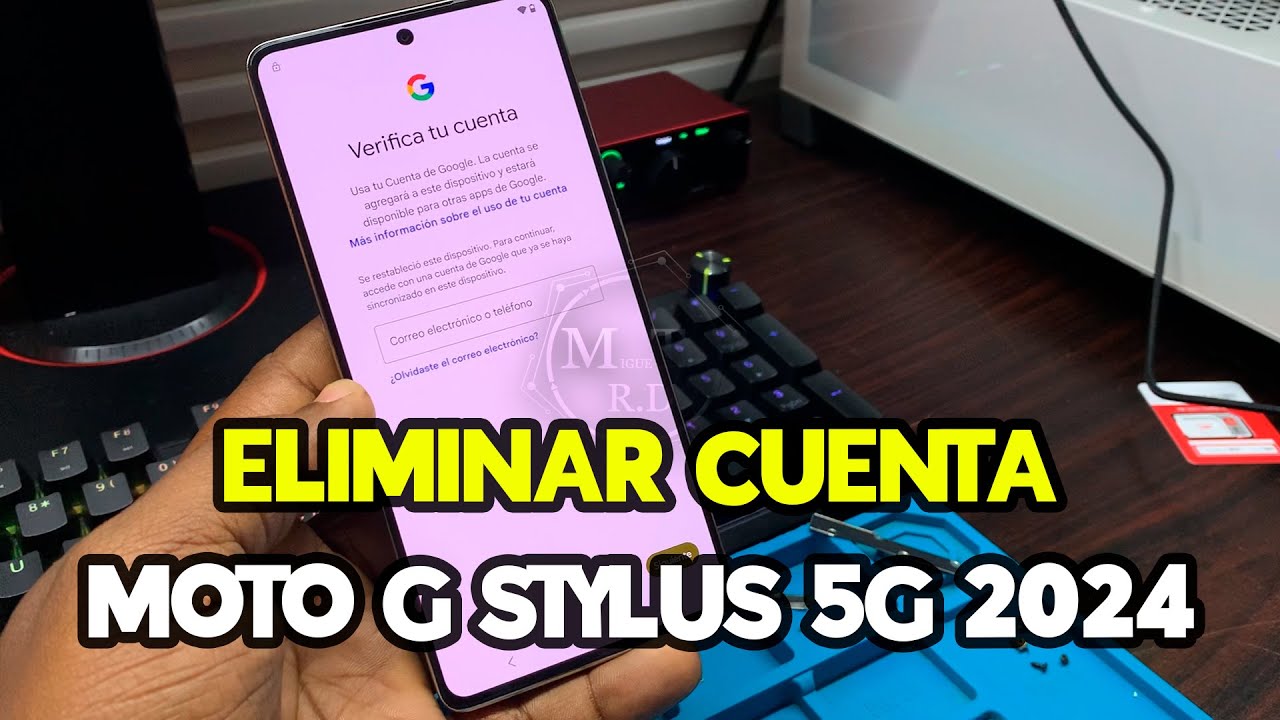 ELIMINAR CUENTA GOOGLE MOTOROLA  Moto G Stylus 5G 2024 Motorola XT2419-1 FRP BYPASS  GOOGLE ACCOUNT