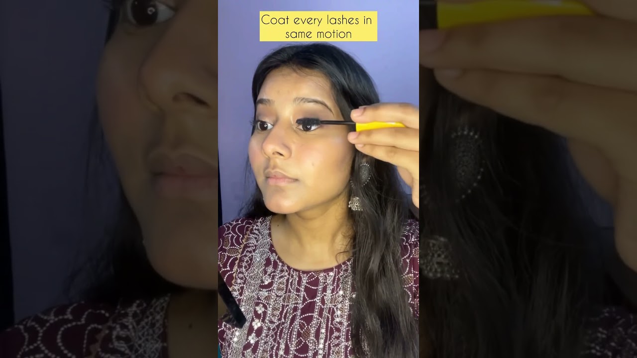 How to apply mascara? #ashortaday #mascara #howtoapplymascara #trendingmakeup #makeuptips #hacks
