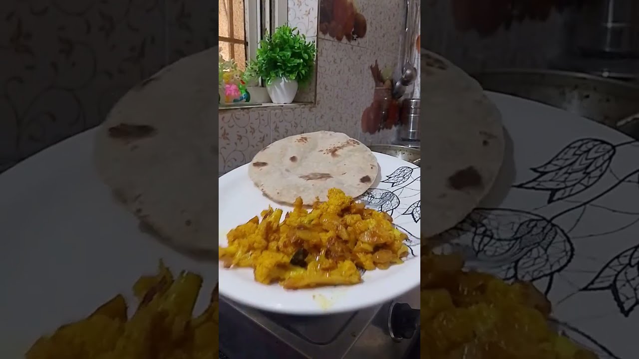 Live Chapati Making | Aalu Gobhi Ki Sabji Ready 🥔🥦 Ghar Ka Simple lunch 🍽️