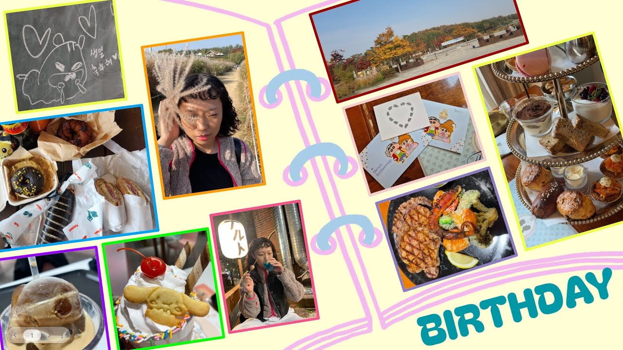 생일에 열심히 돌아다닌 브이로그