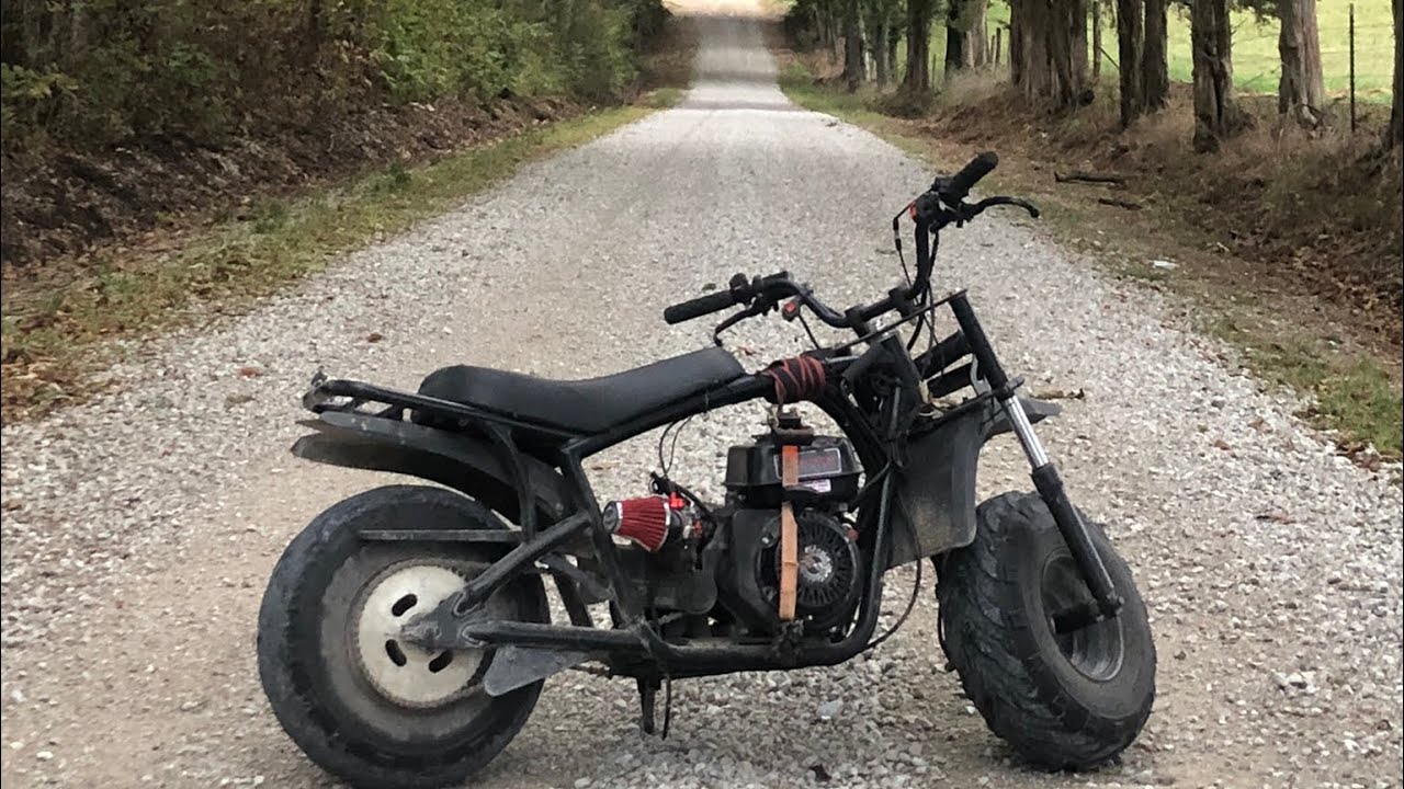 Minibike and 3 wheeler ride. (WHEELIE ATTEMPTS) 