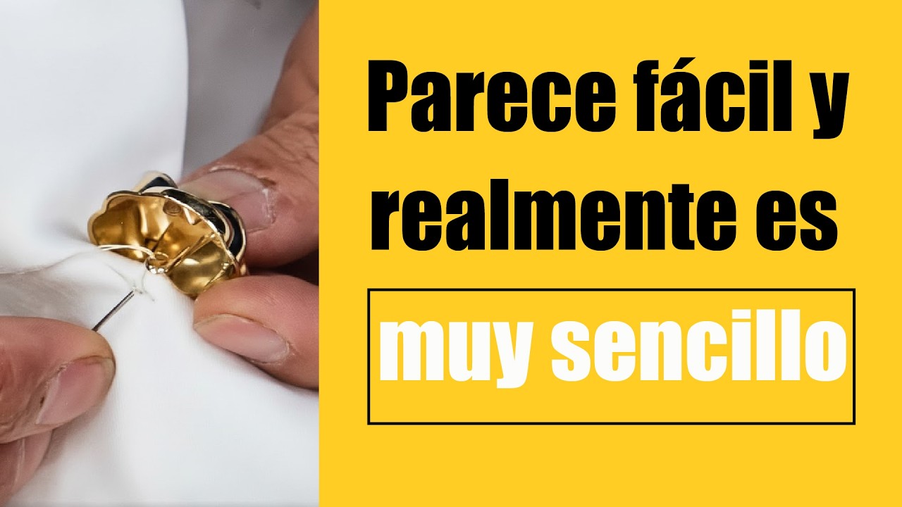 Cómo pegar un BOTÓN de vástago de manera CORRECTA