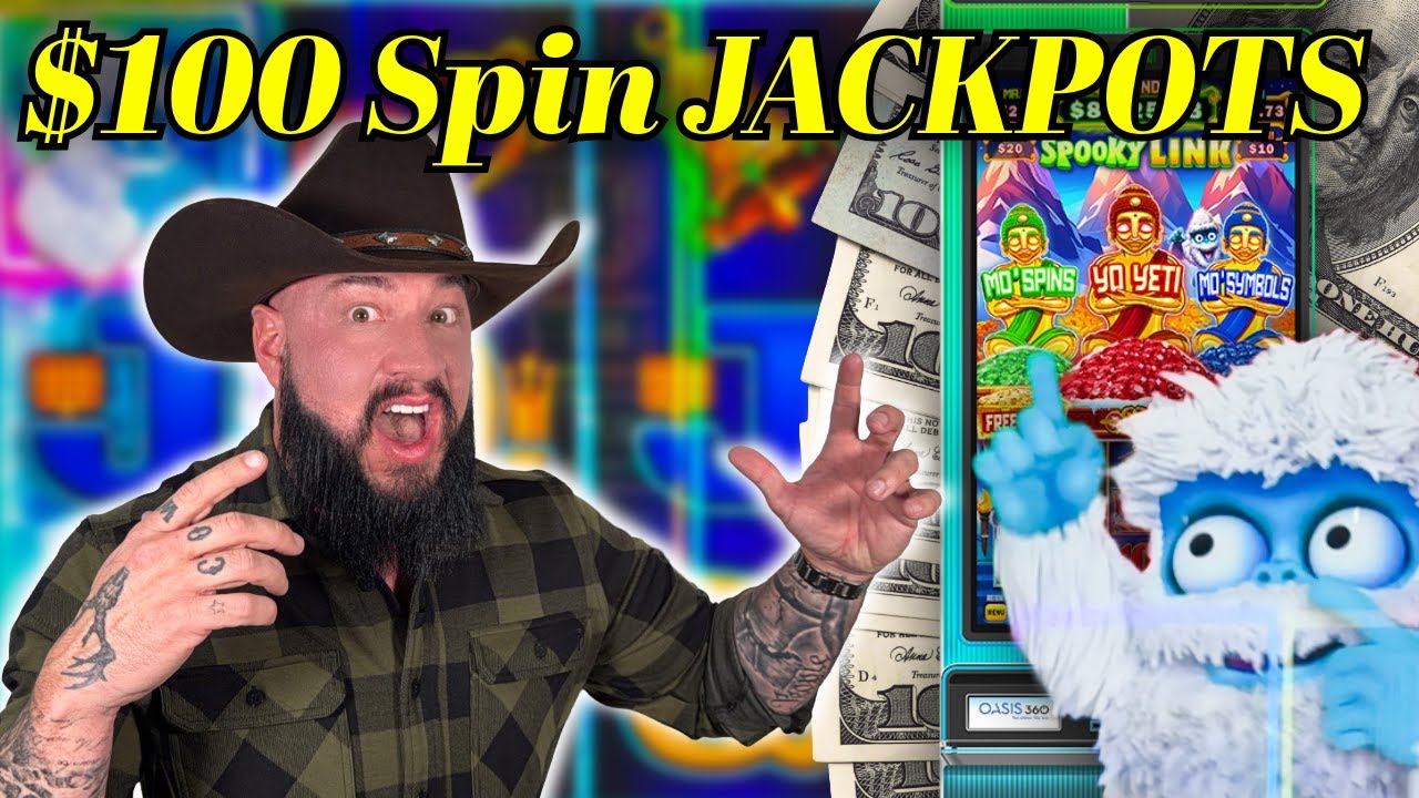The JACKPOTS kept COMING! 🎰 $100 Spins on Yo Yeti Spooky Link!