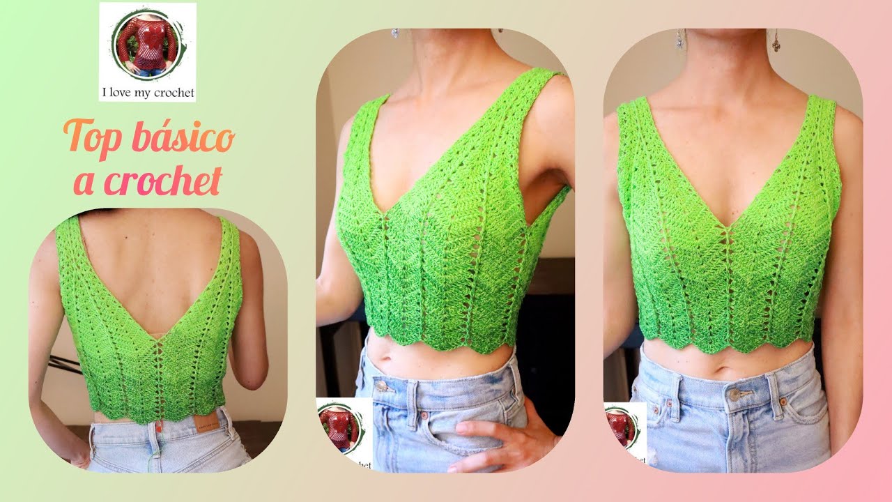 Como hacer un Top básico a crochet