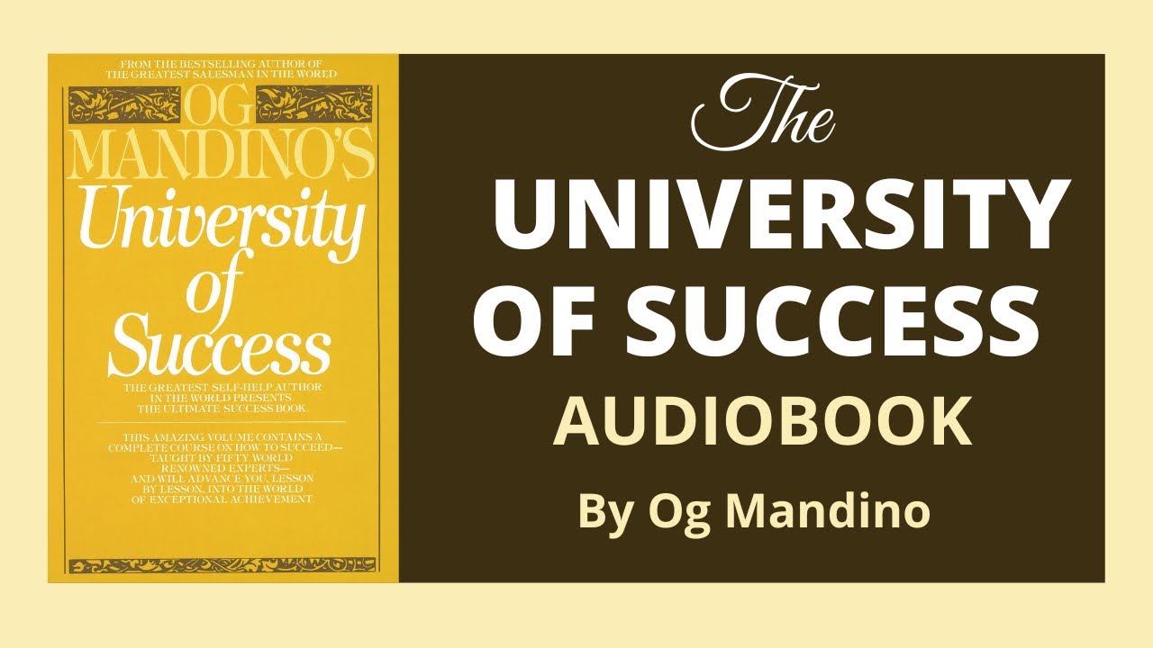 UNIVERSITY OF SUCCESS Audiobook Part 1 By Og Mandino