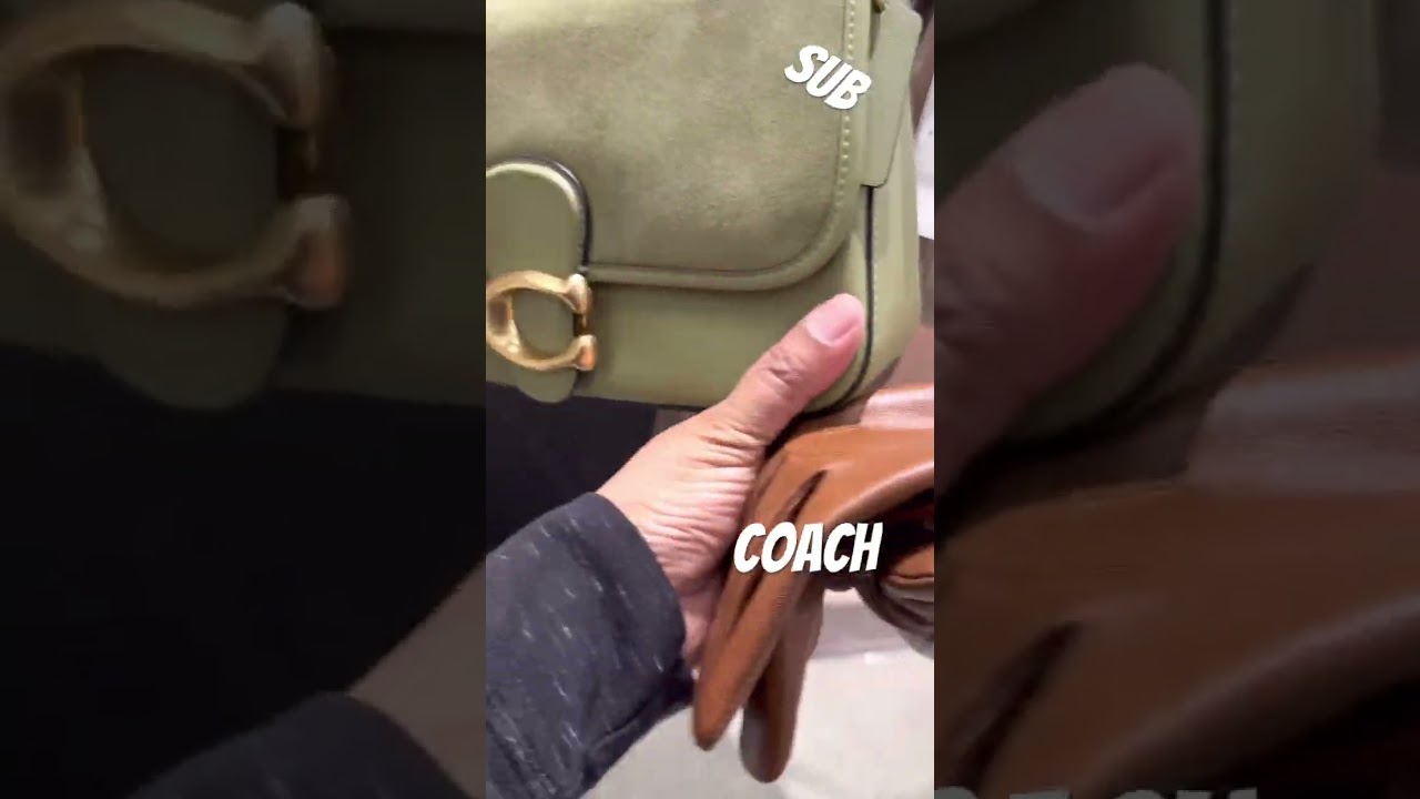 COACH SUEDE SOFT TABBY SHOULDER BAG MACYS HANDBAGS #coachbag #coach #macysbackstage