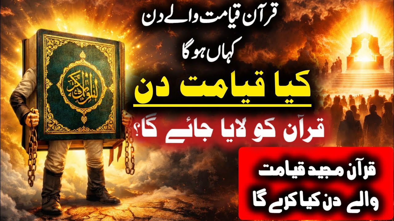 قیامت کے دن قرآن آئے گا! قرآن کس صورت میں آئے گا اور کیا کرے گا؟ ایمان ہلا دینے والا بیان