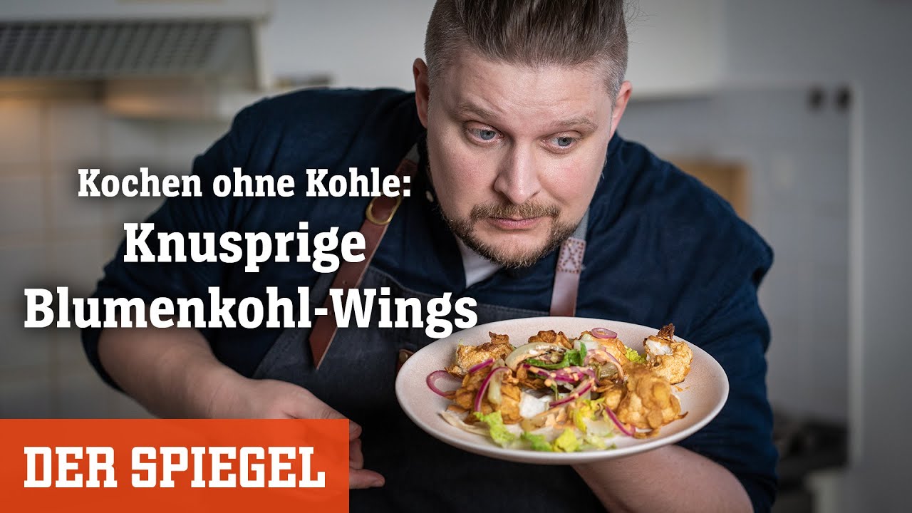 Kochen ohne Kohle: Knusprige Blumenkohl-Wings auf selbst gemachten Tortillas