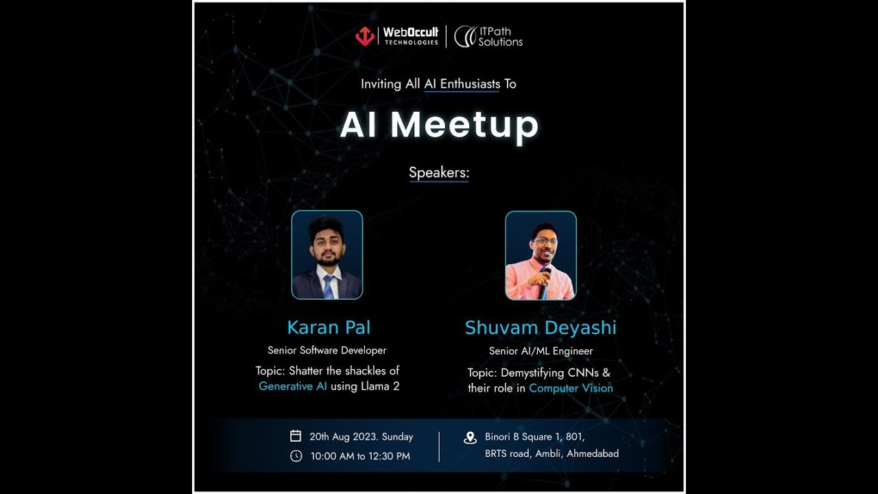 AI Meetup By IT Path Solutions & WebOccult Technologies