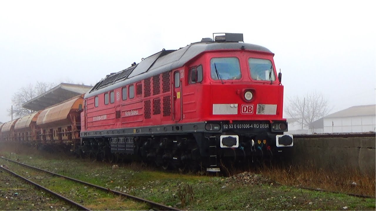 BR232 Ludmila 1006 DB Cargo & Trafic Feroviar / Railway Traffic in Barlad - December 2024