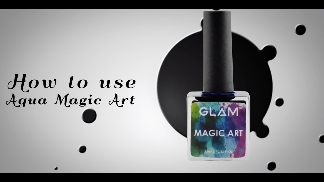 Learn how to use Aqua Ink Magic Art on your nails