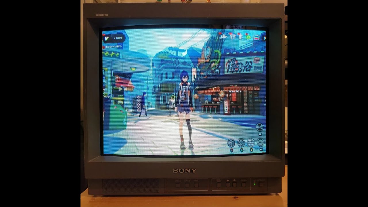 Zenless Zone Zero on CRT (SONY-PVM-20N6E)