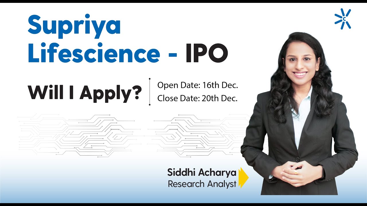 Supriya Lifescience IPO Review, Financials, Share Prices, Dates | Upcoming IPO 2021 | ChoiceBroking