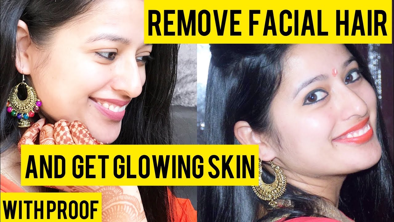 7 days skincare challenge : Remove Facial Hair Naturally and Get glowing skin in 7 days