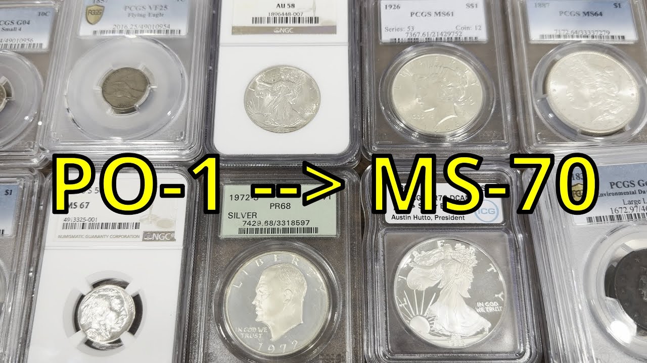How Coins are Graded - The Sheldon Coin Grading Scale (PO1 - MS70)
