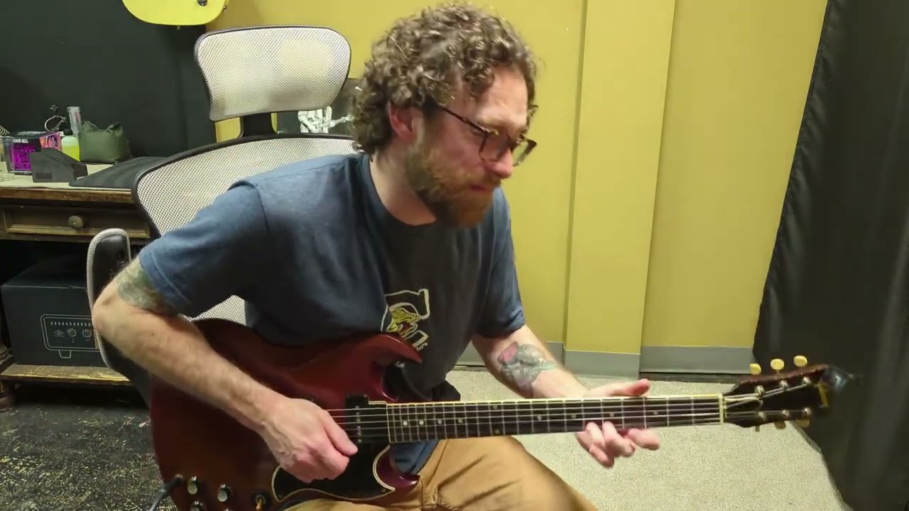 Guitar Jam in the style of Carlos Santana by Justin Cody Fox 1961 Gibson SG Special guitar