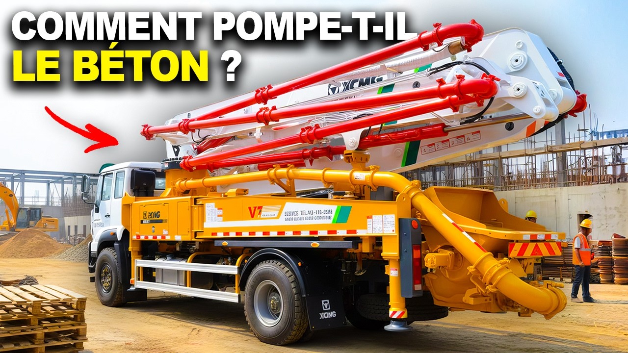Comment Fonctionne un Camion-Pompe à Béton ?