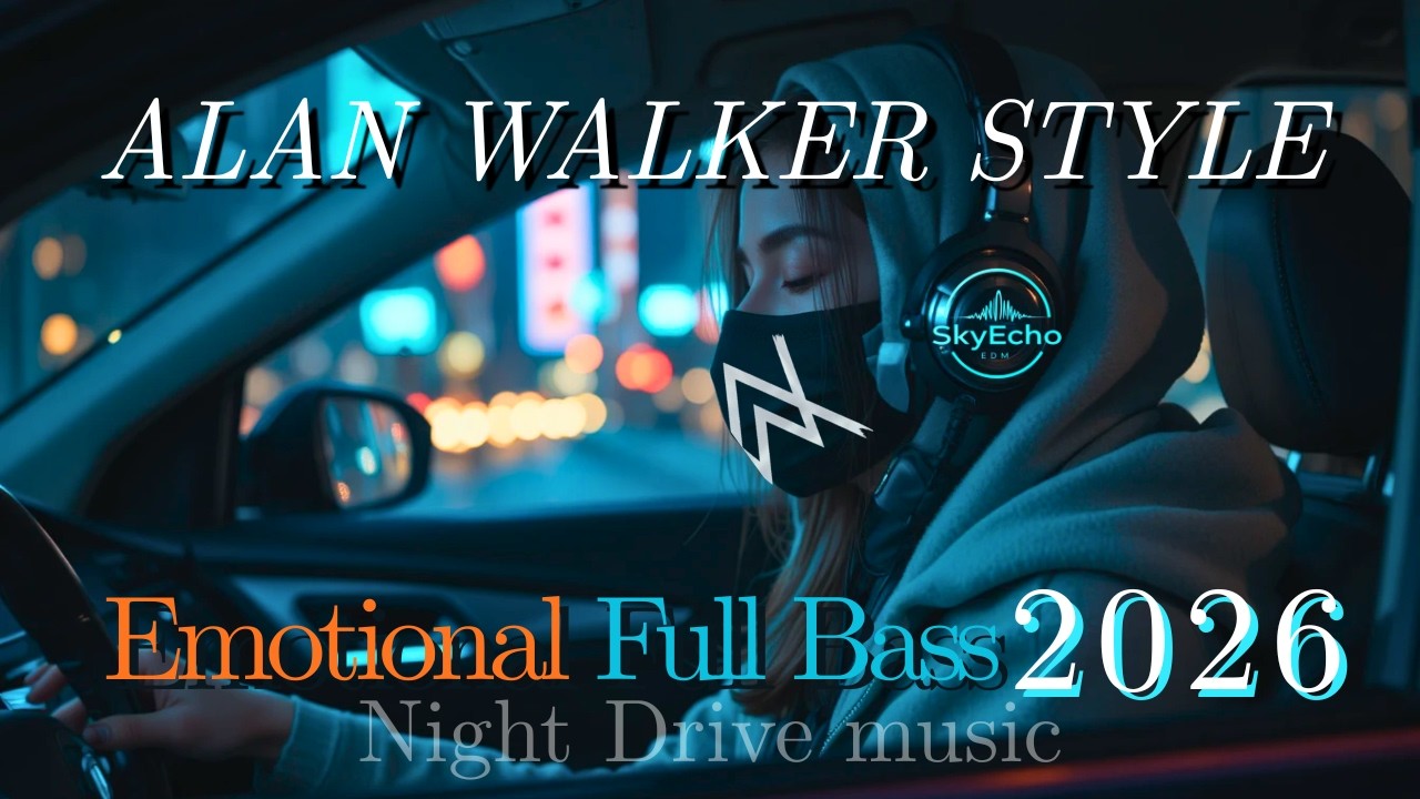 🎧 Alan Walker Style Full Bass Remix 2026 || Emotional Night Drive EDM • Hope & Perseverance Mix